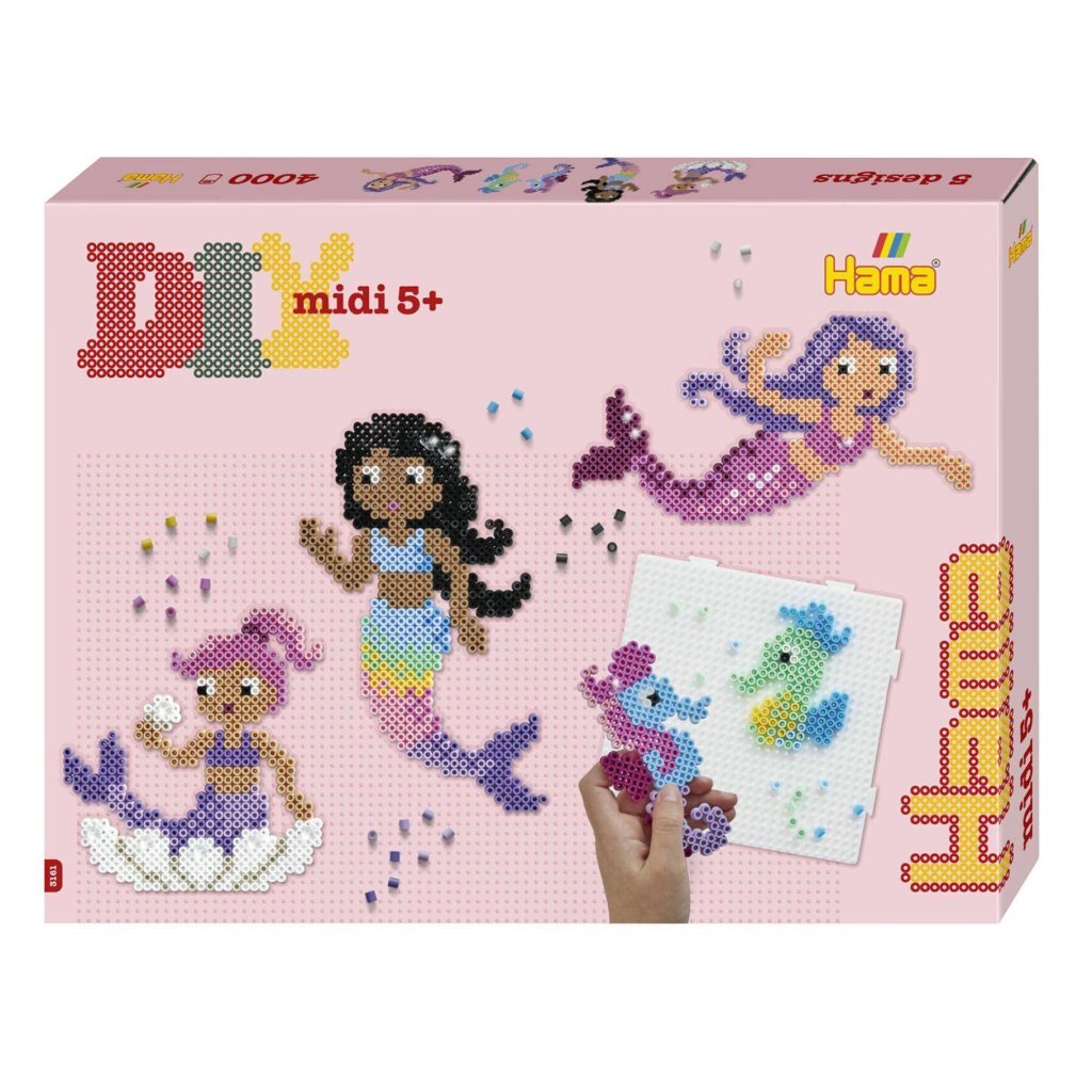 Hama Strijkkralen Midi Set Zeemeerminnen 4000 Stuks