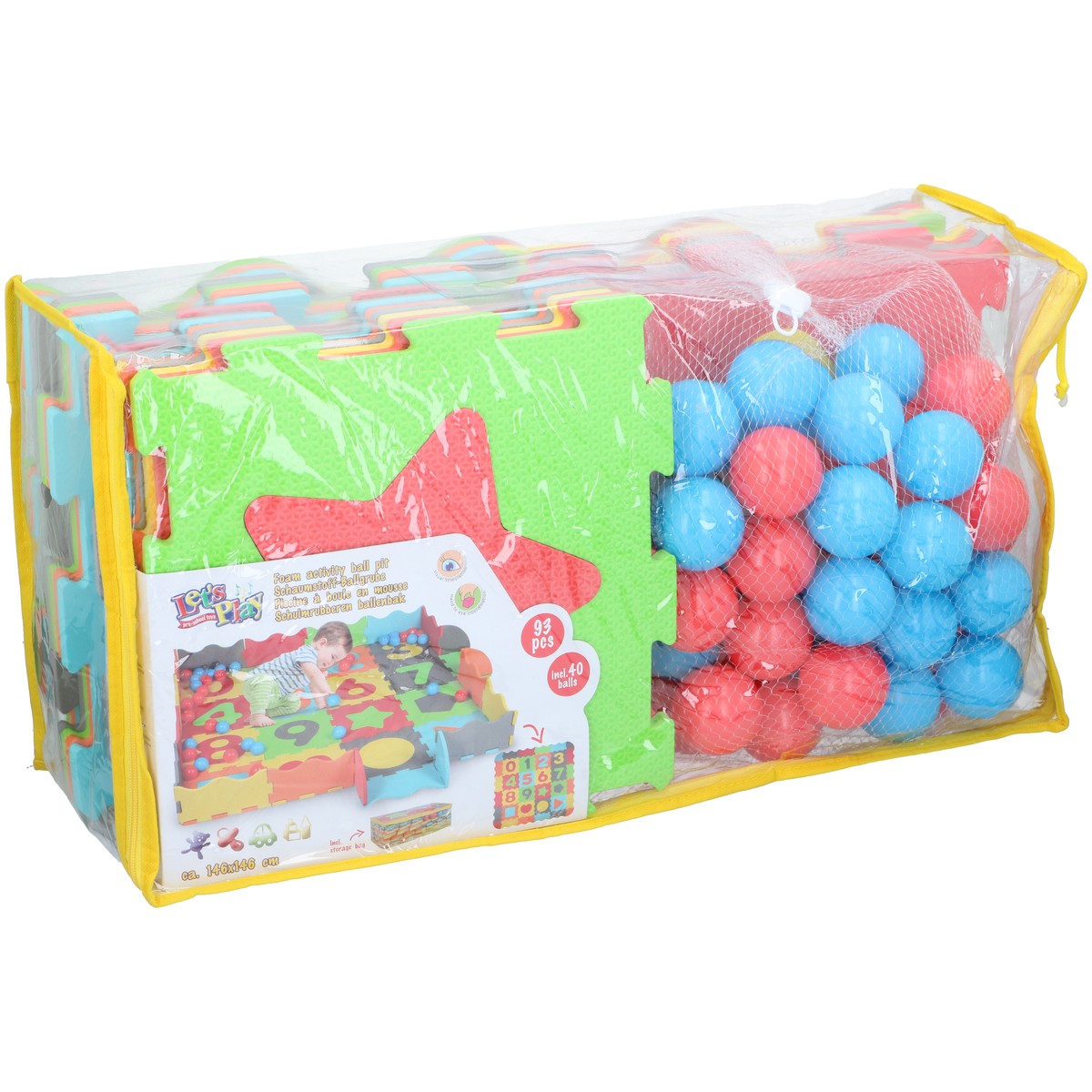 Ball Pit Foam Playset 93Pcs