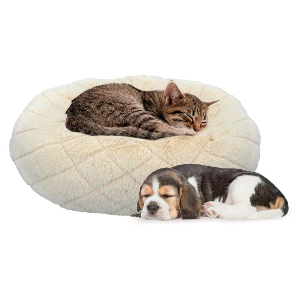 Pet Bed Ø46Cm Beige