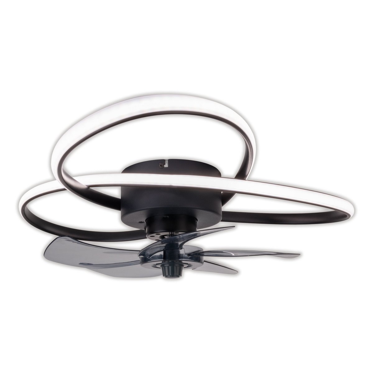 Plafondlamp LED "Leccio" met ventilator, nachtlichtfunctie, dim- en lichttemperatuurinstelling