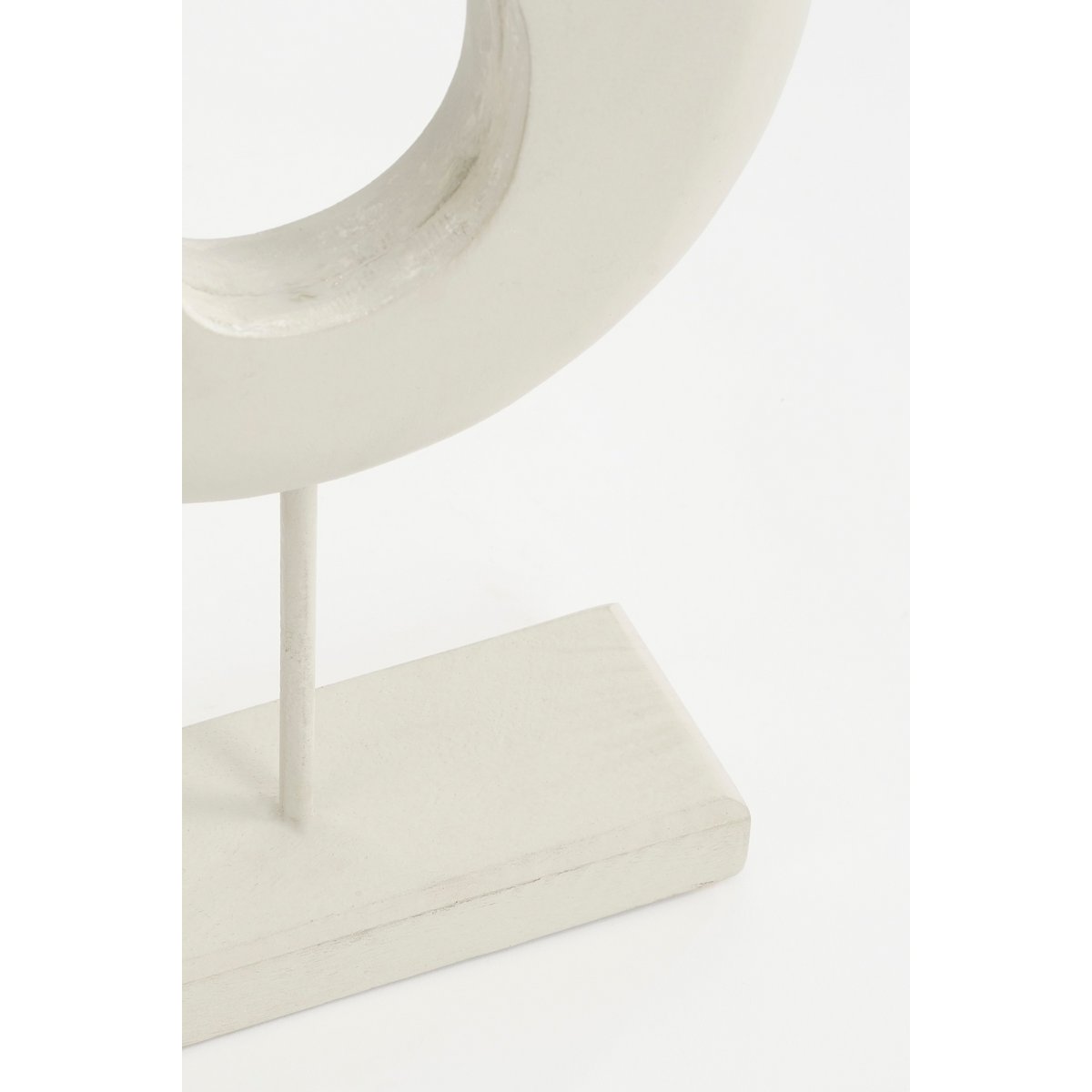 Pastina Ornament op Voet - L7 x B17 x H38 cm Off White