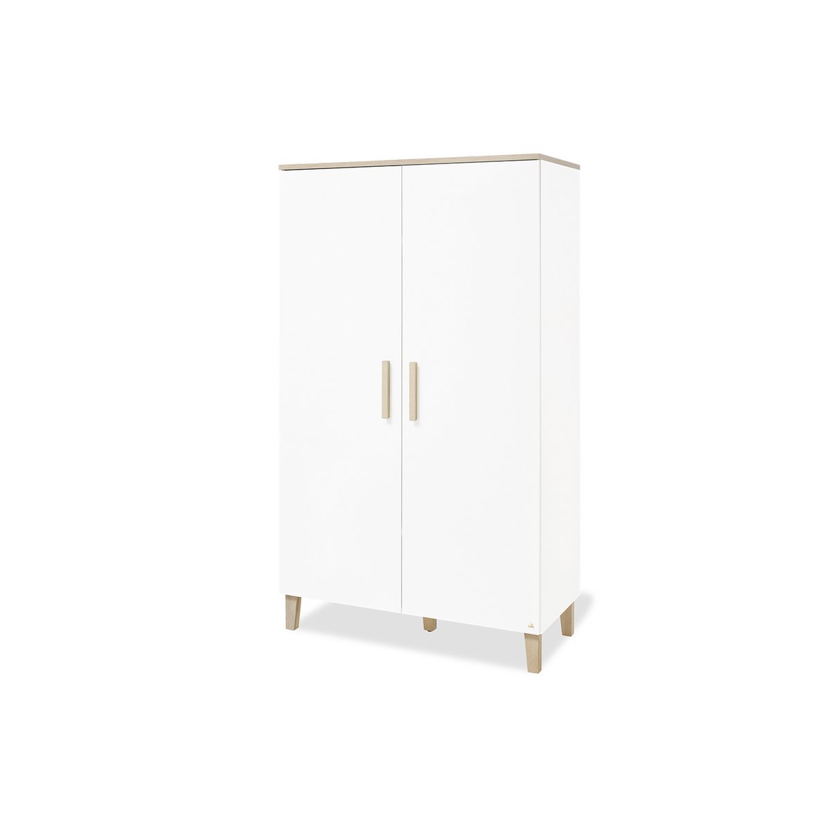 Set 'Lumi' breed3 delen: ledikant, brede commode, 2-deurs kledingkast