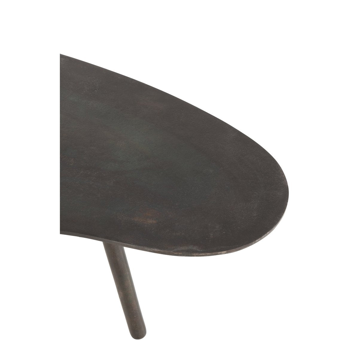 J-Line salontafel Druppel - metaal - zwart - small