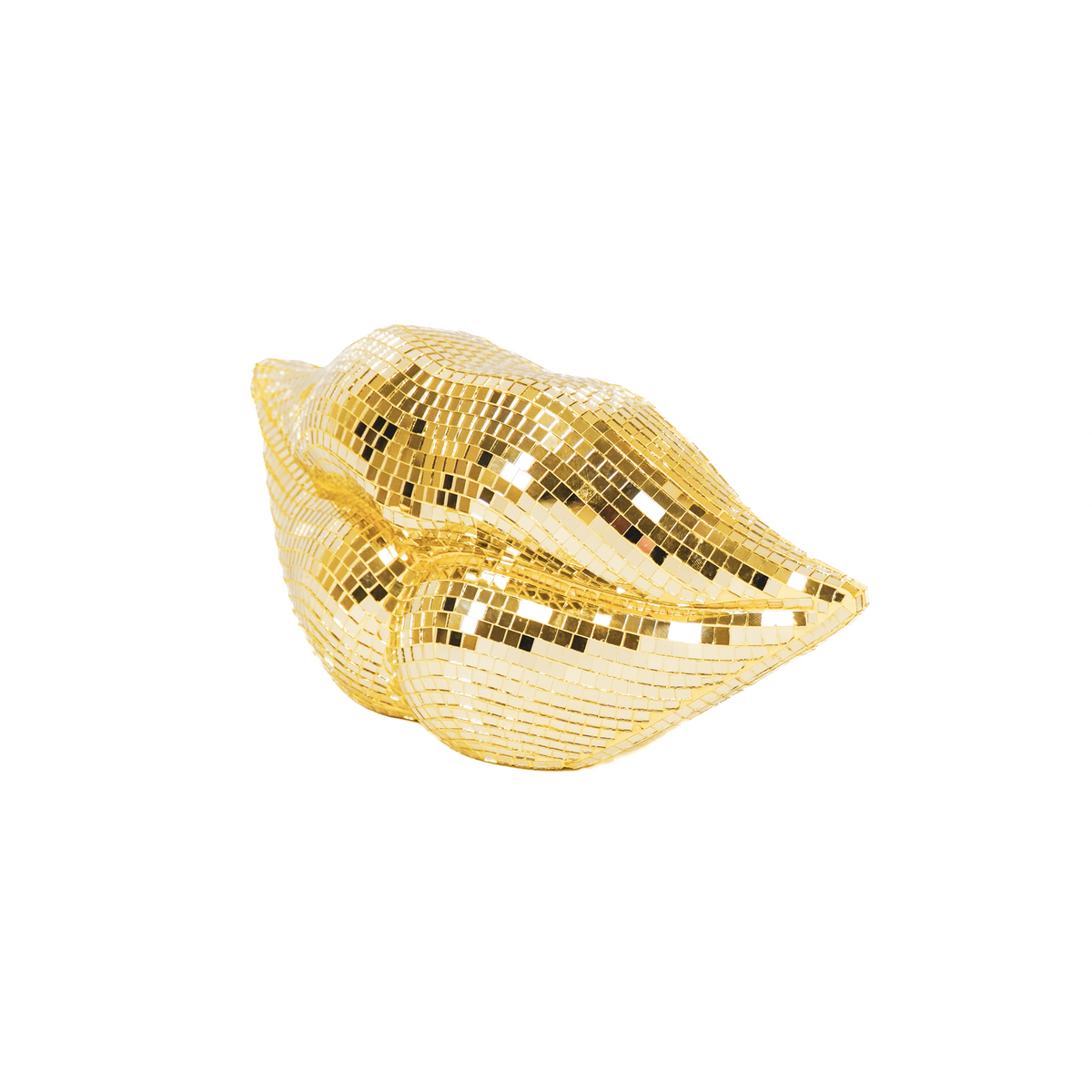 Ornament Disco-lips goud