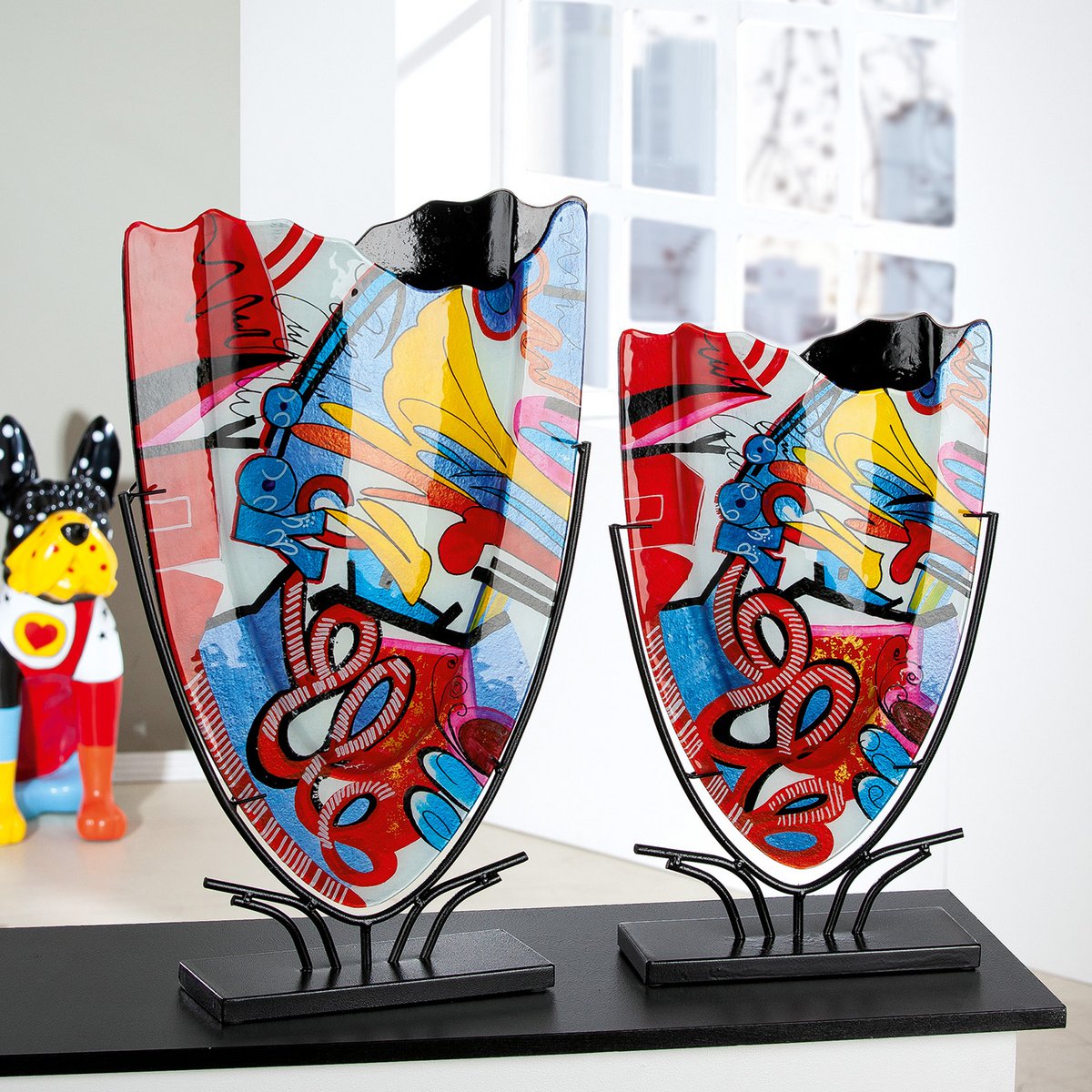 GlasArt designvaas "Street Art"