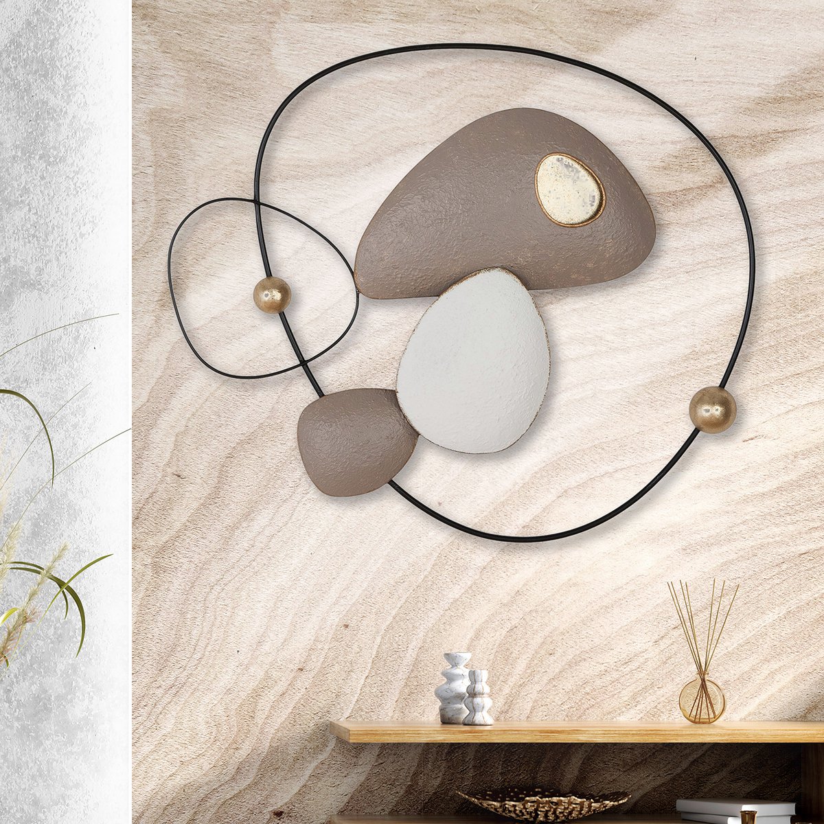 Wandornament "Endoso" H. 52 cm