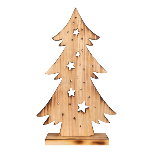 Houten Kerstboom Hoogte 47cm met LED