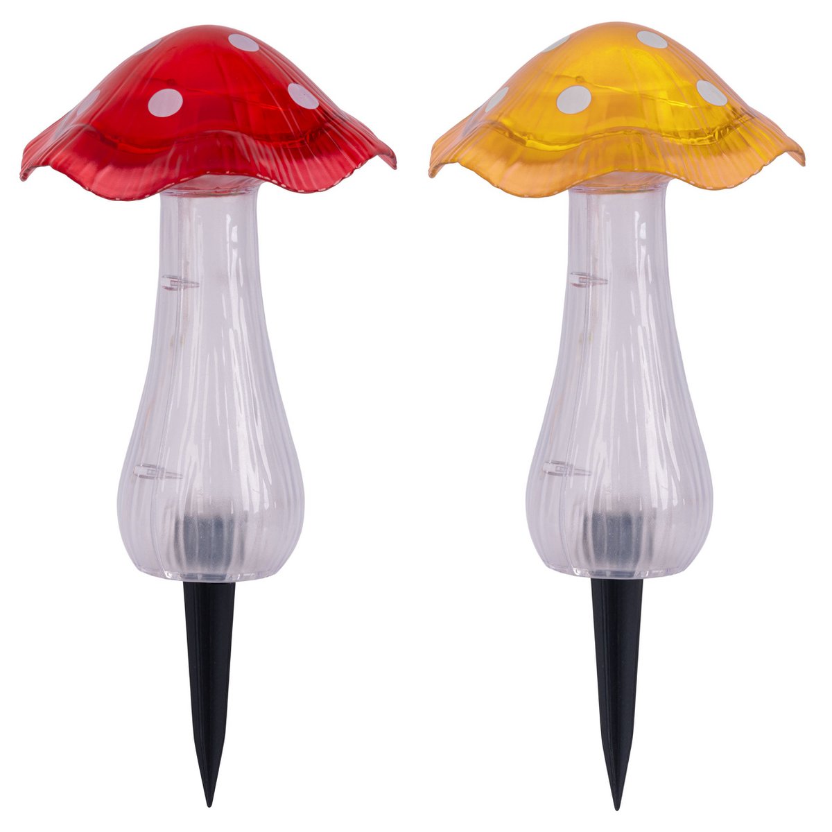 Solar LED Paddenstoellampje "Mantar" set van 2