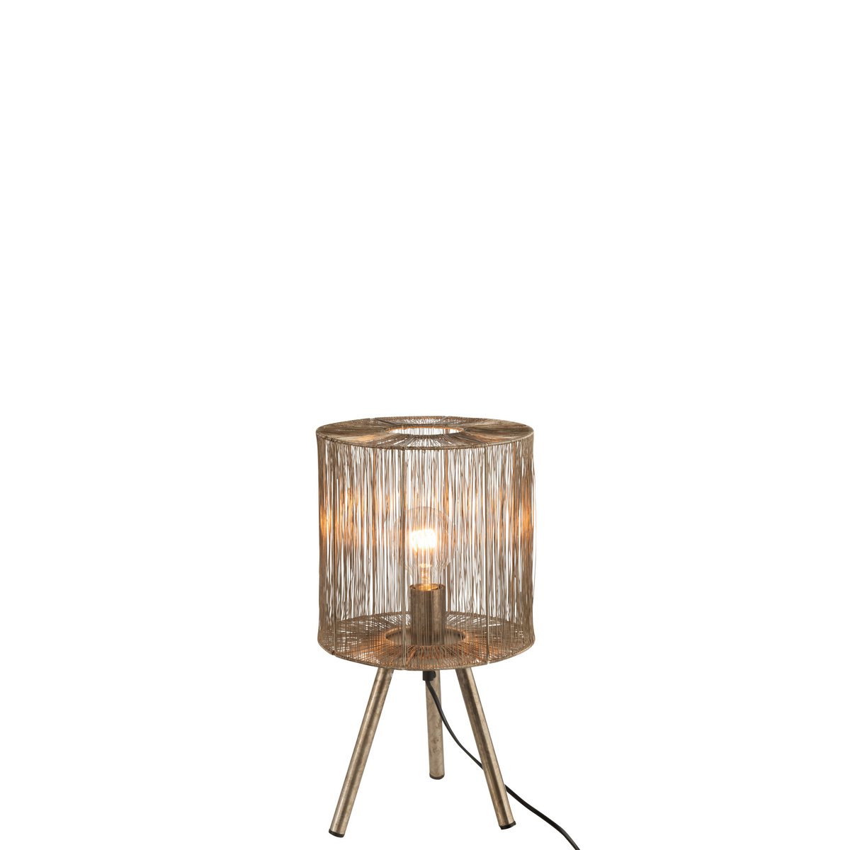 J-Line lamp - metaal Antiek - bruin - small