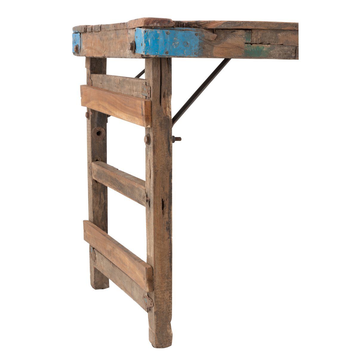 J-Line Console Verouderd Gerecycleerd Hout Bruin