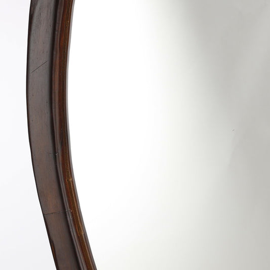 Bosco Spiegel  - L50 x B69 cm - Mangohout - Donkerbruin