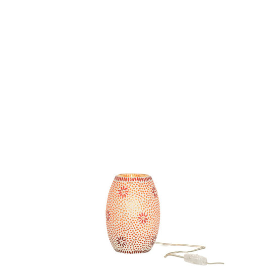 J-Line lamp Bram - glas - rood - small