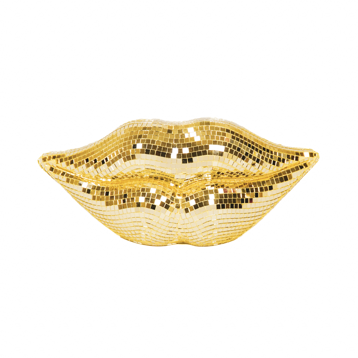 Ornament Disco-lips goud