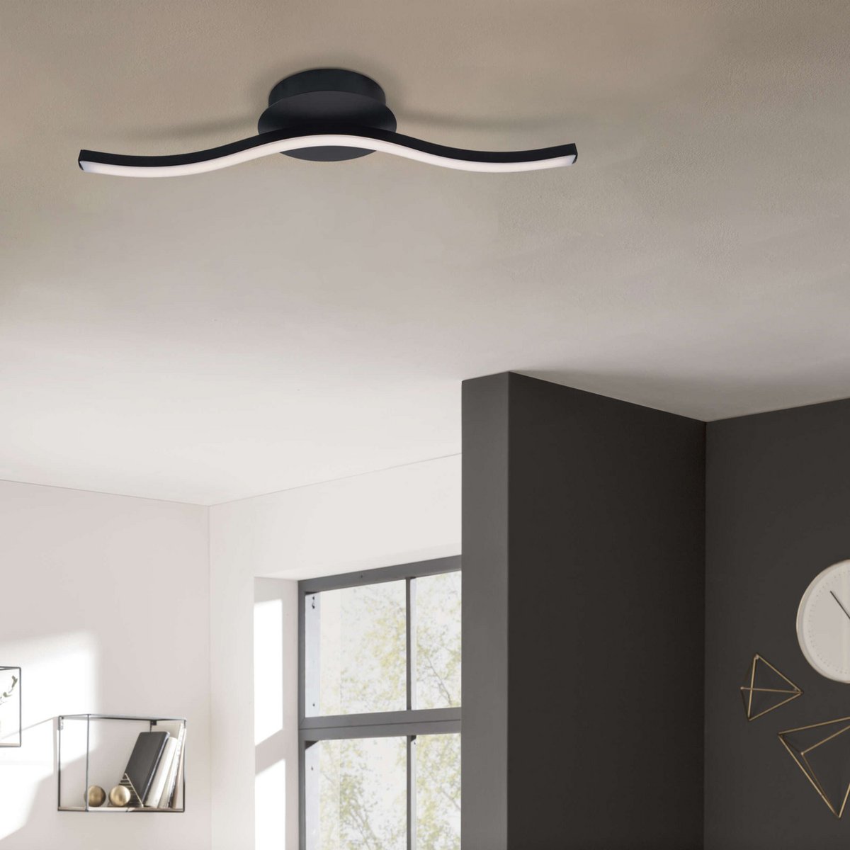 Wand/plafondlamp "Onda" LED lengte 45 cm