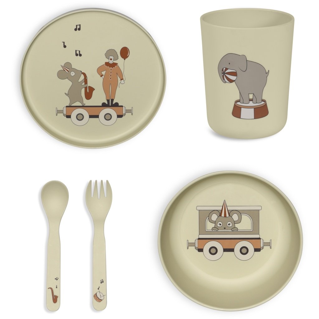 Marius bioplastic dinerset 5-pack