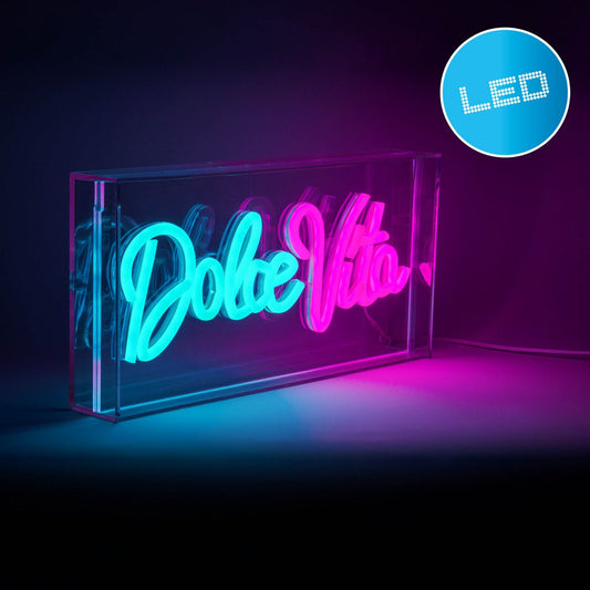 LED-bord "Dolce Vita" Hoogte 30cm