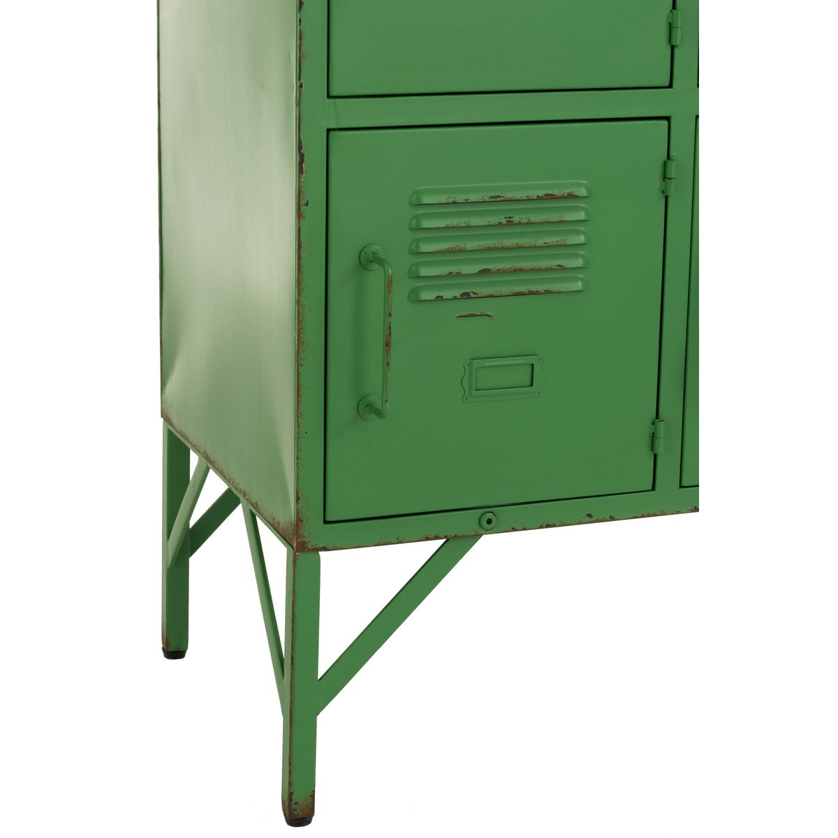 J-Line Kast 9 Deuren Metaal Groen