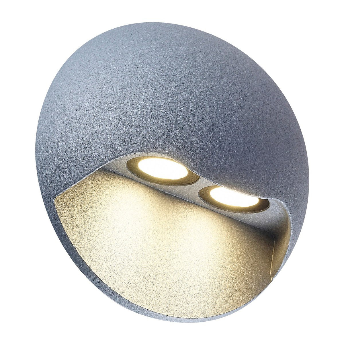 Wandlamp buiten LED "Vedus" diameter 13 cm Grijs
