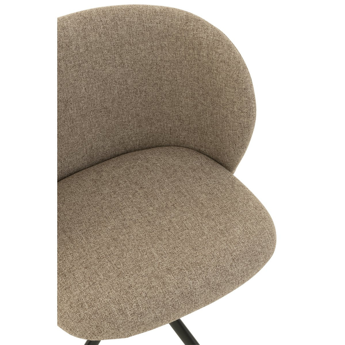 J-Line Stoel Turn/Up/Down Linnen Donker Beige