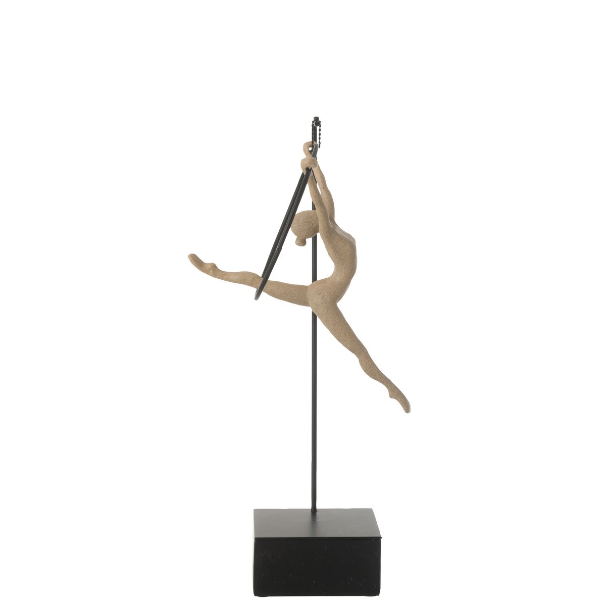 J-Line Gymnaste Hoepel Beta Resin Beige/Zwart