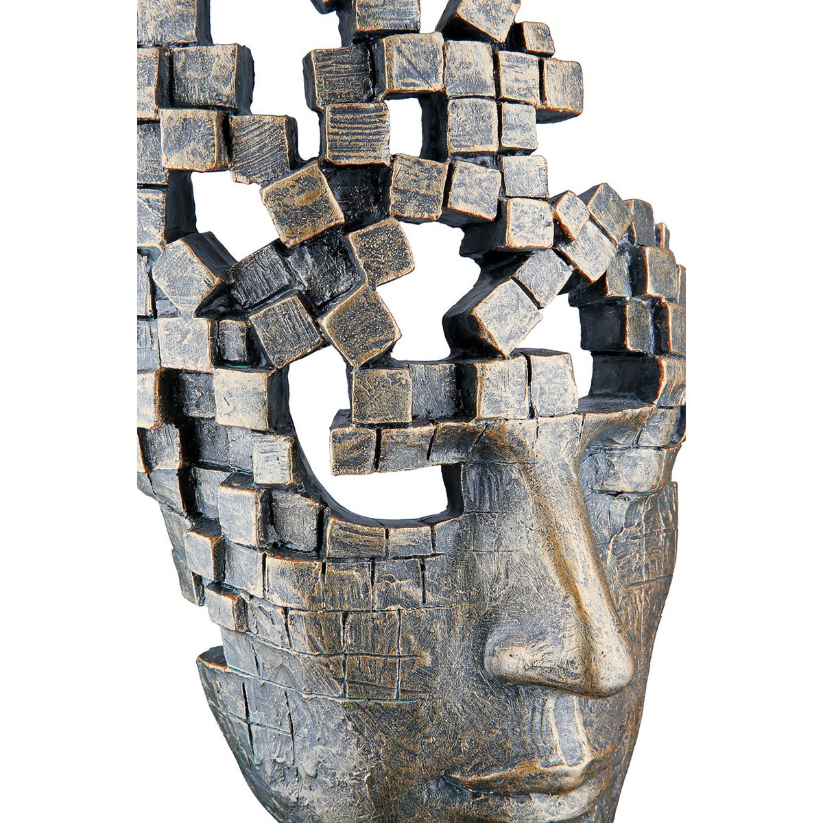 Sculptuur Gezicht Mannenmasker H.30 cm