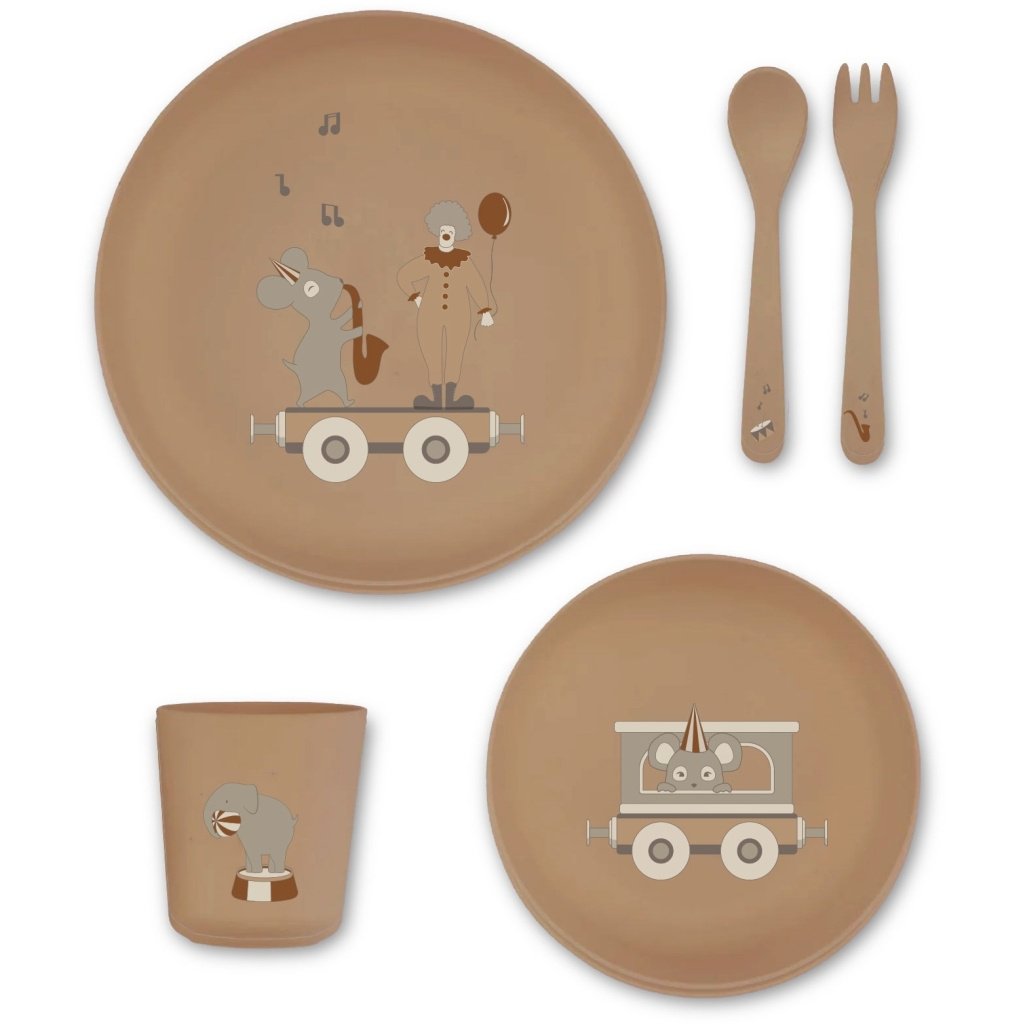 Marius bioplastic dinerset 5-pack