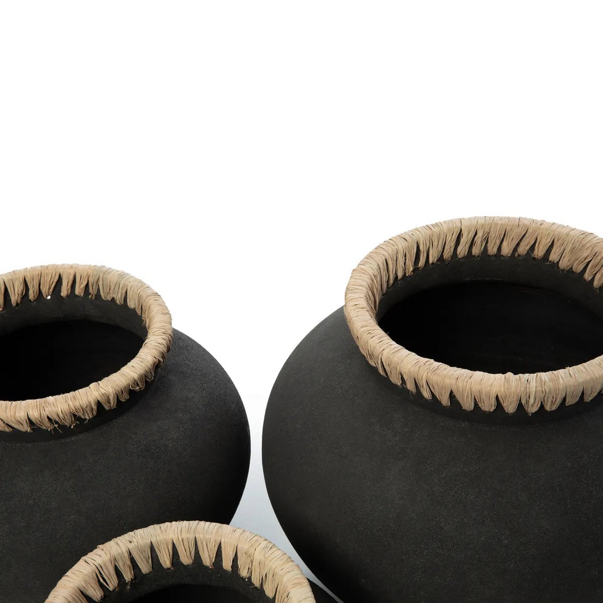 Styly Vaas - Zwart Naturel - L