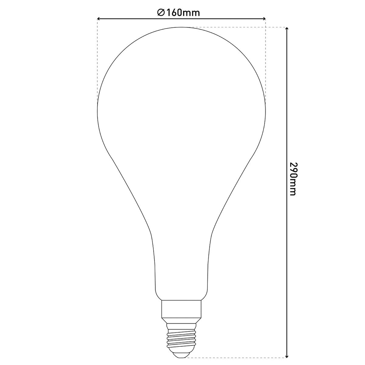 LED-lamp "Dilly Max" E 27 Warm Wit 5 Watt