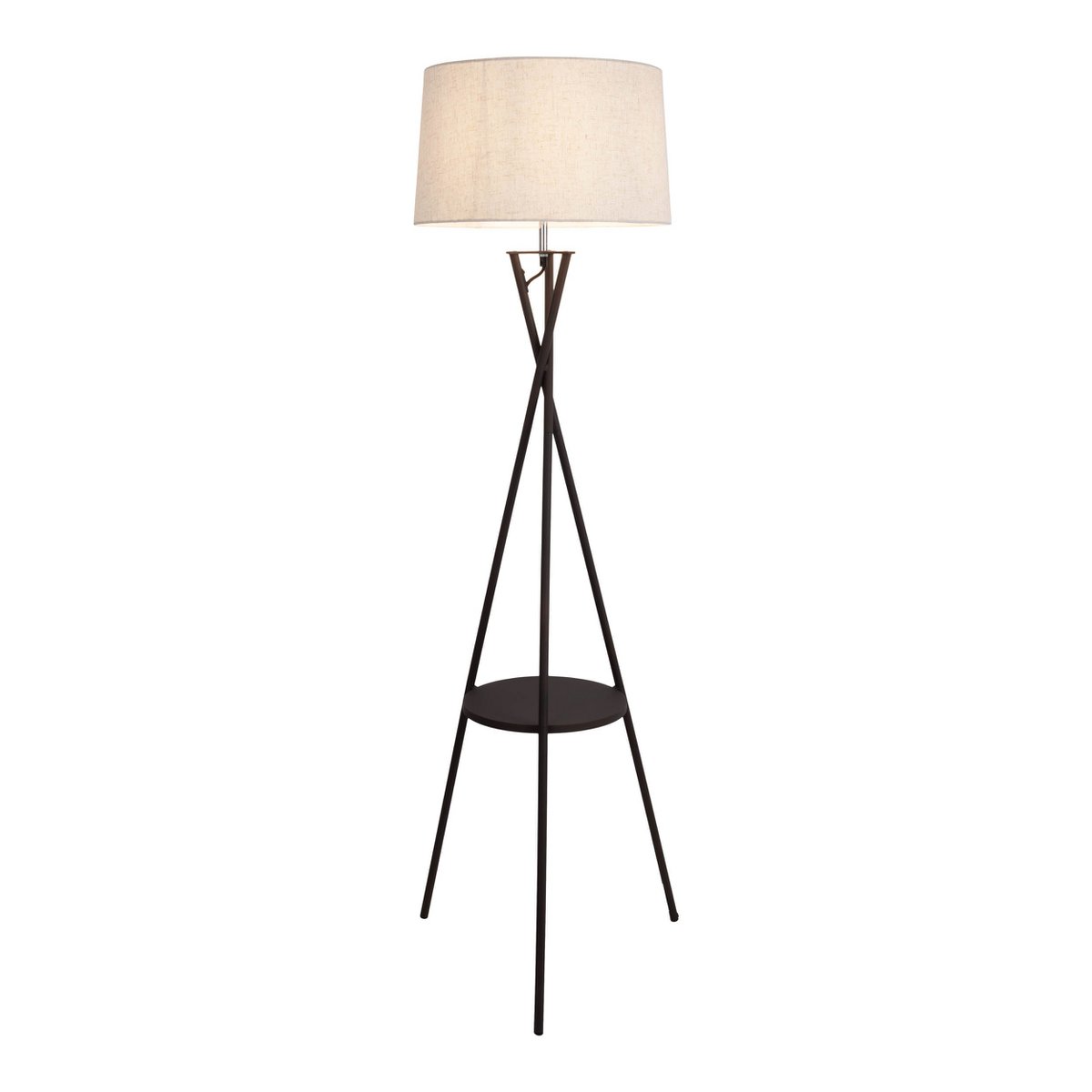 Staande lamp "Tora" met geïntegreerd tafeltje 158 cm hoog