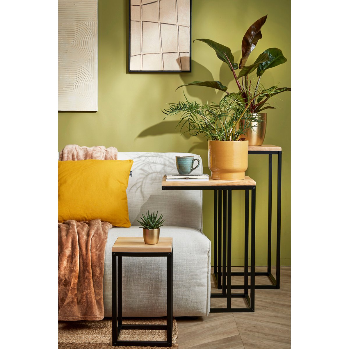 Oskar Plantentafel - L35 x B35 x H81 cm