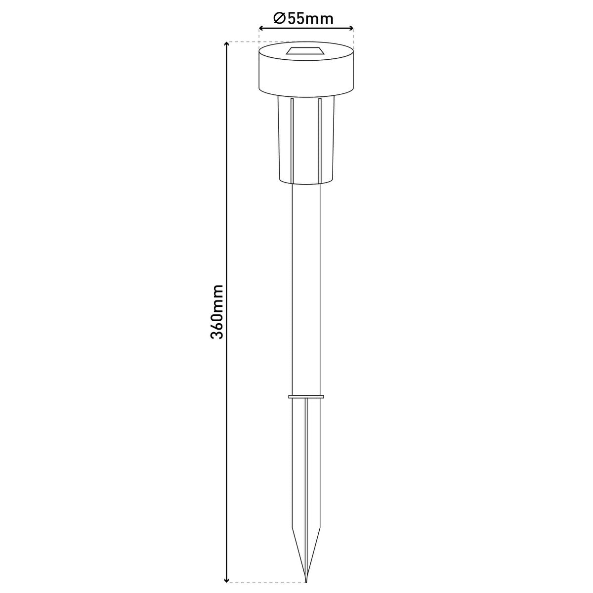 16-delige set LED-Solar-Tuinverlichting