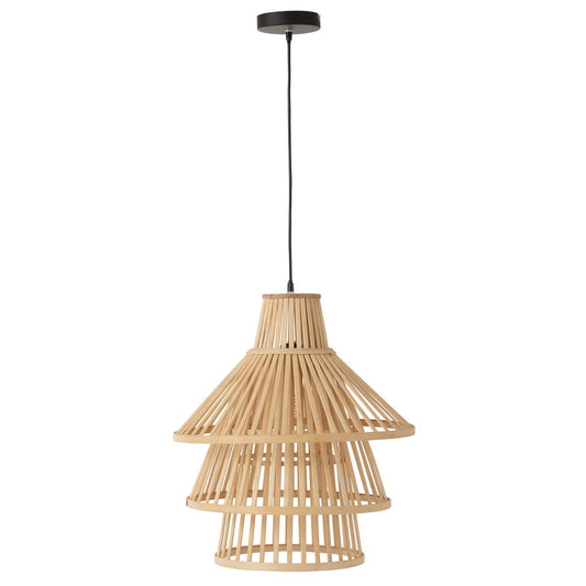 J-Line hanglamp Lagen - hout - naturel - large