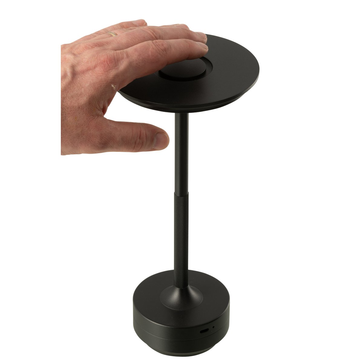 J-Line lamp Touch - kunststof - zwart - LED