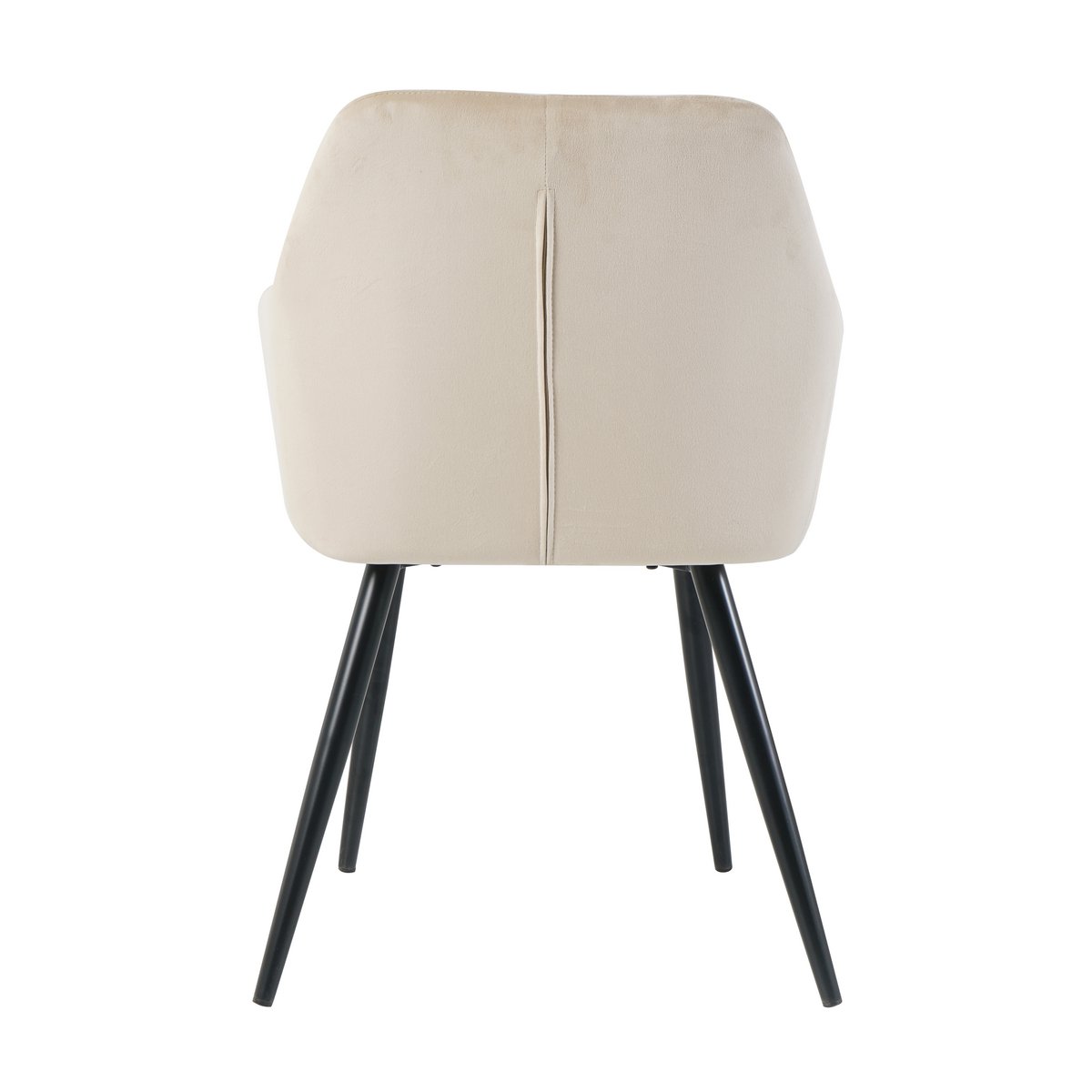 Eetkamerstoel, set van 2 beige
