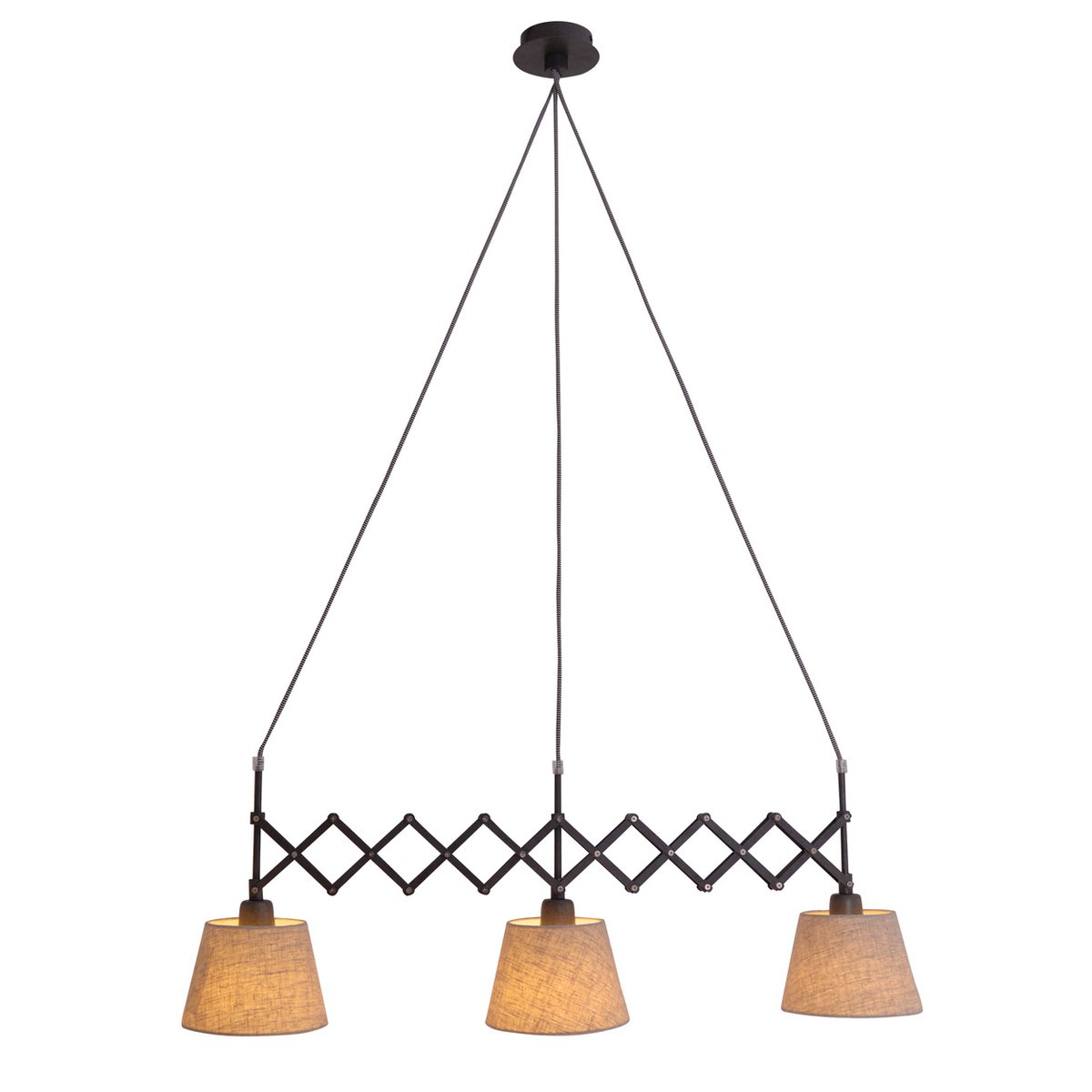 Hanglamp "Adrienne" uitrekbaar tot 100cm