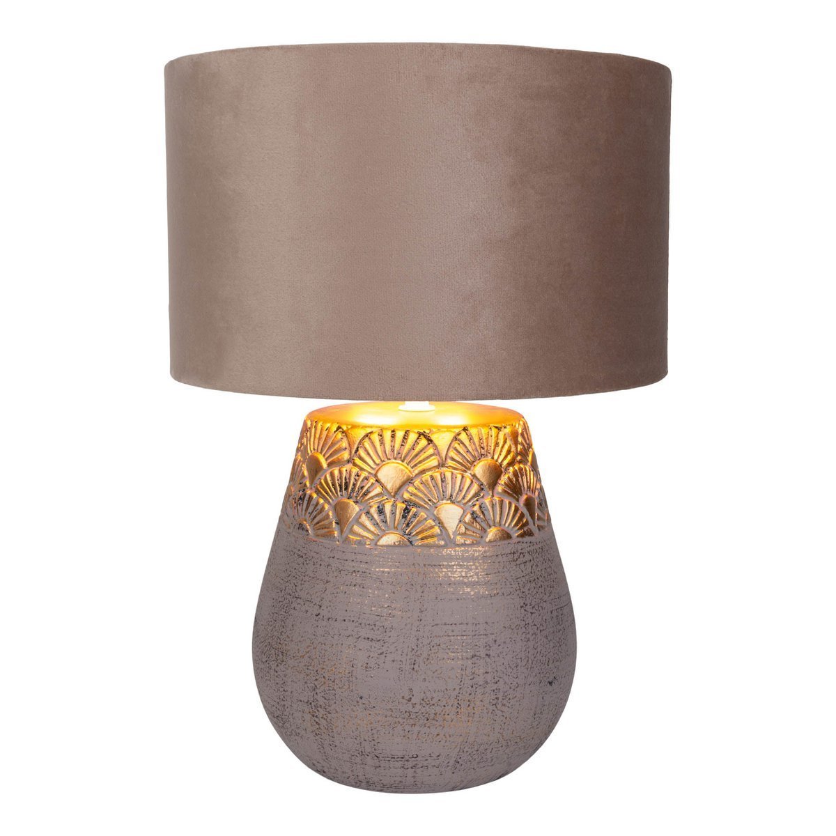 Tafellamp "Bronco" 39 cm hoog bruin