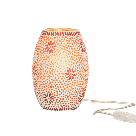 J-Line lamp Bram - glas - rood - small