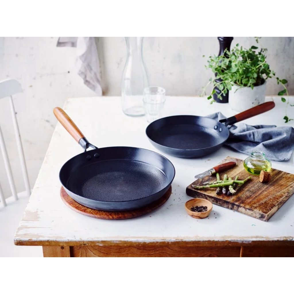 Beka Mandala Koekenpan met Houten Steel 24 cm Zwart