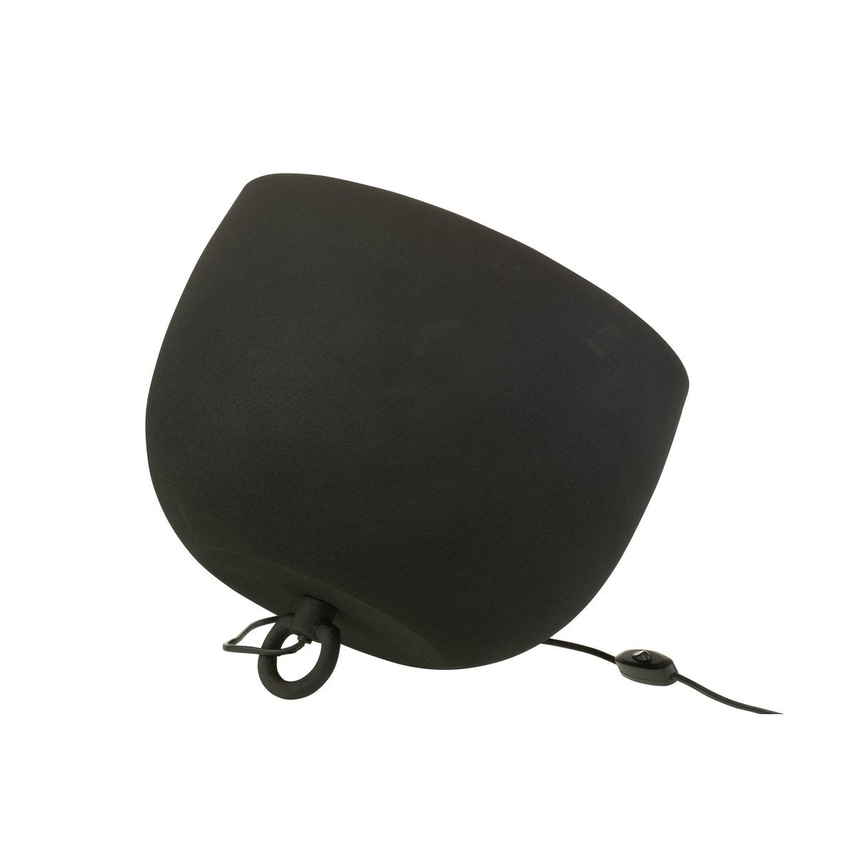 J-Line tafellamp Rond - metaal - zwart/goud - large