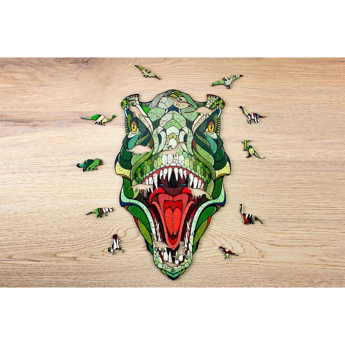 Houten Legpuzzel T-Rex
