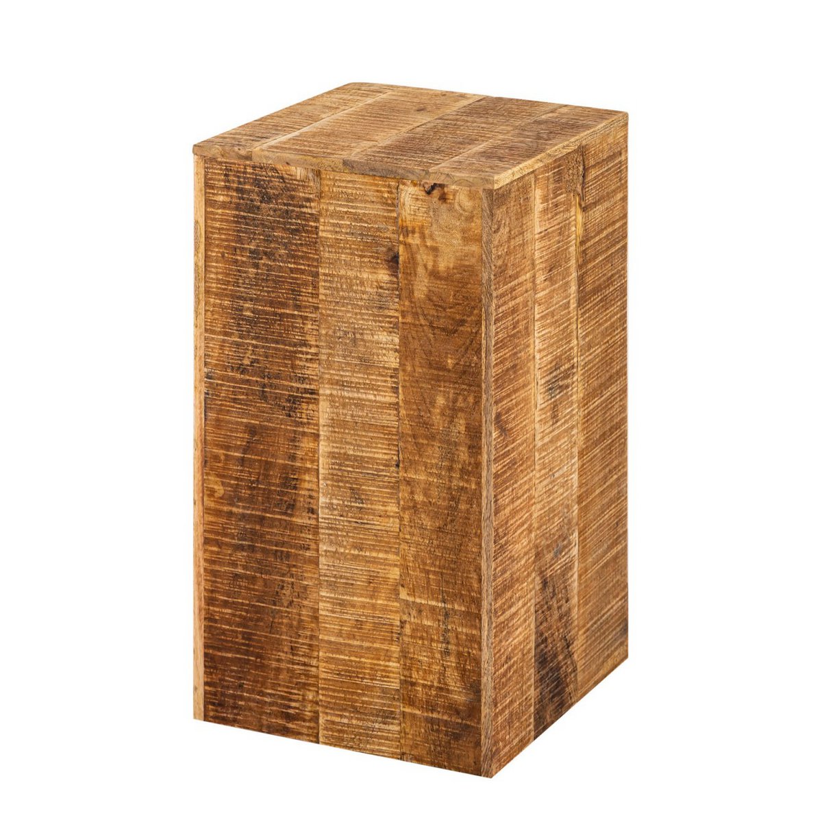 Bloemzuil mangohout 50 of 73cm hoog