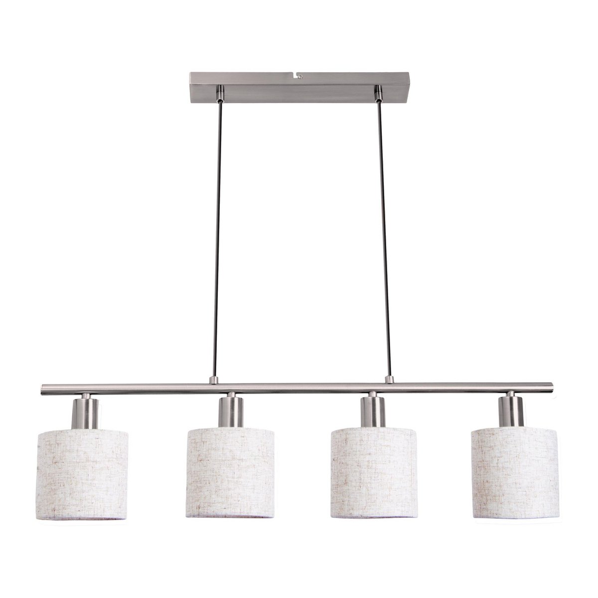 Hanglamp "Maron" 4 spots lengte 71,5 cm Grijs