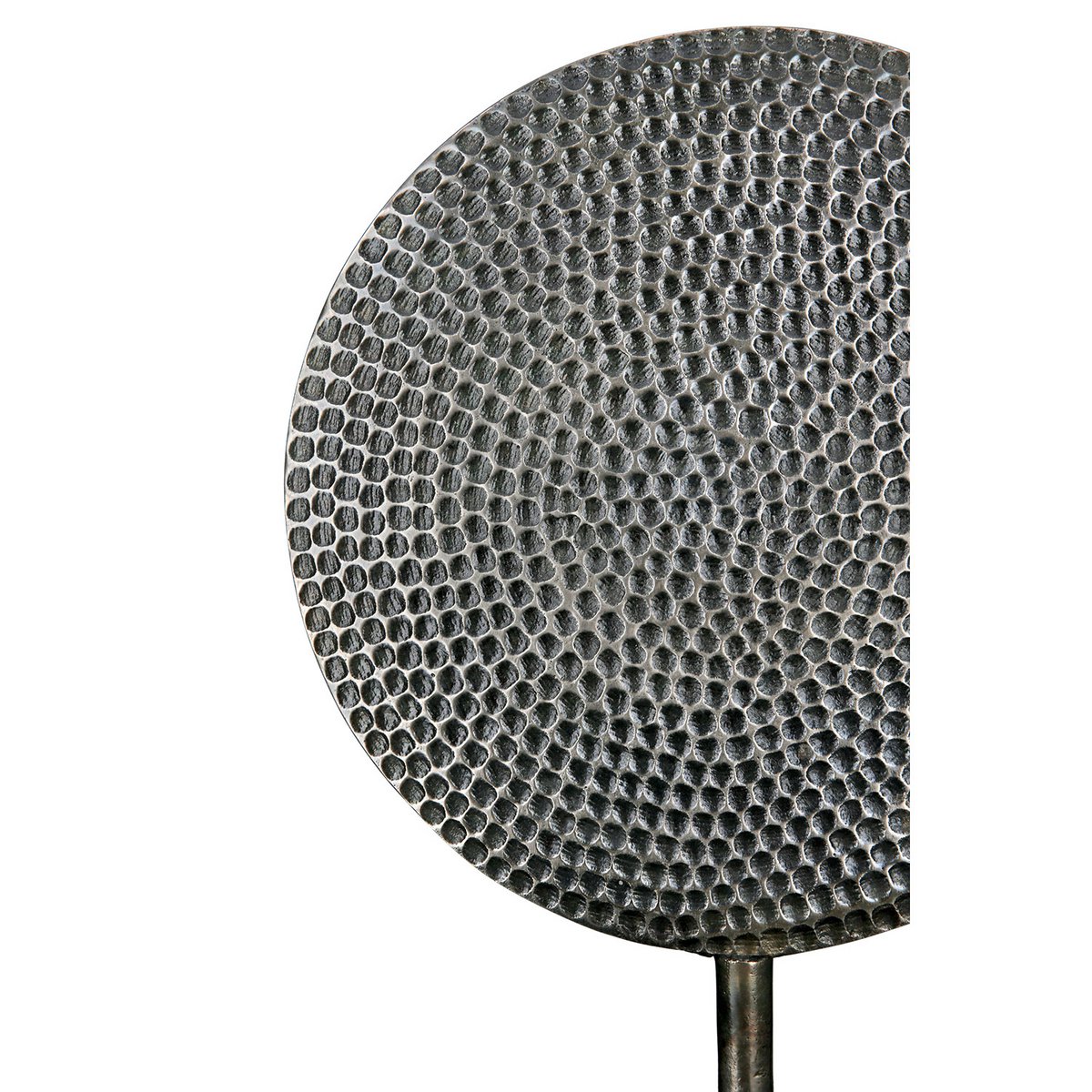 Aluminium sculptuur "Rond" antiek