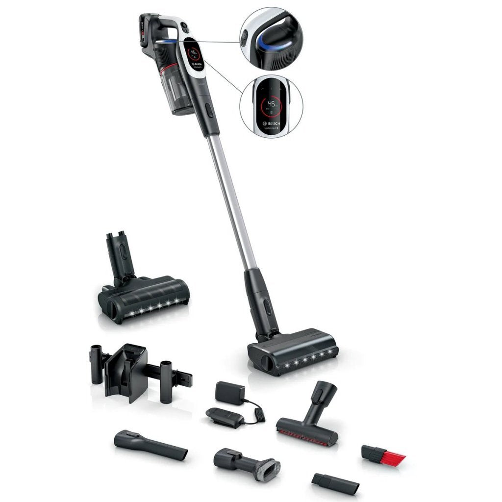 Bosch BXS931WQC Accu Steelstofzuiger Zwart