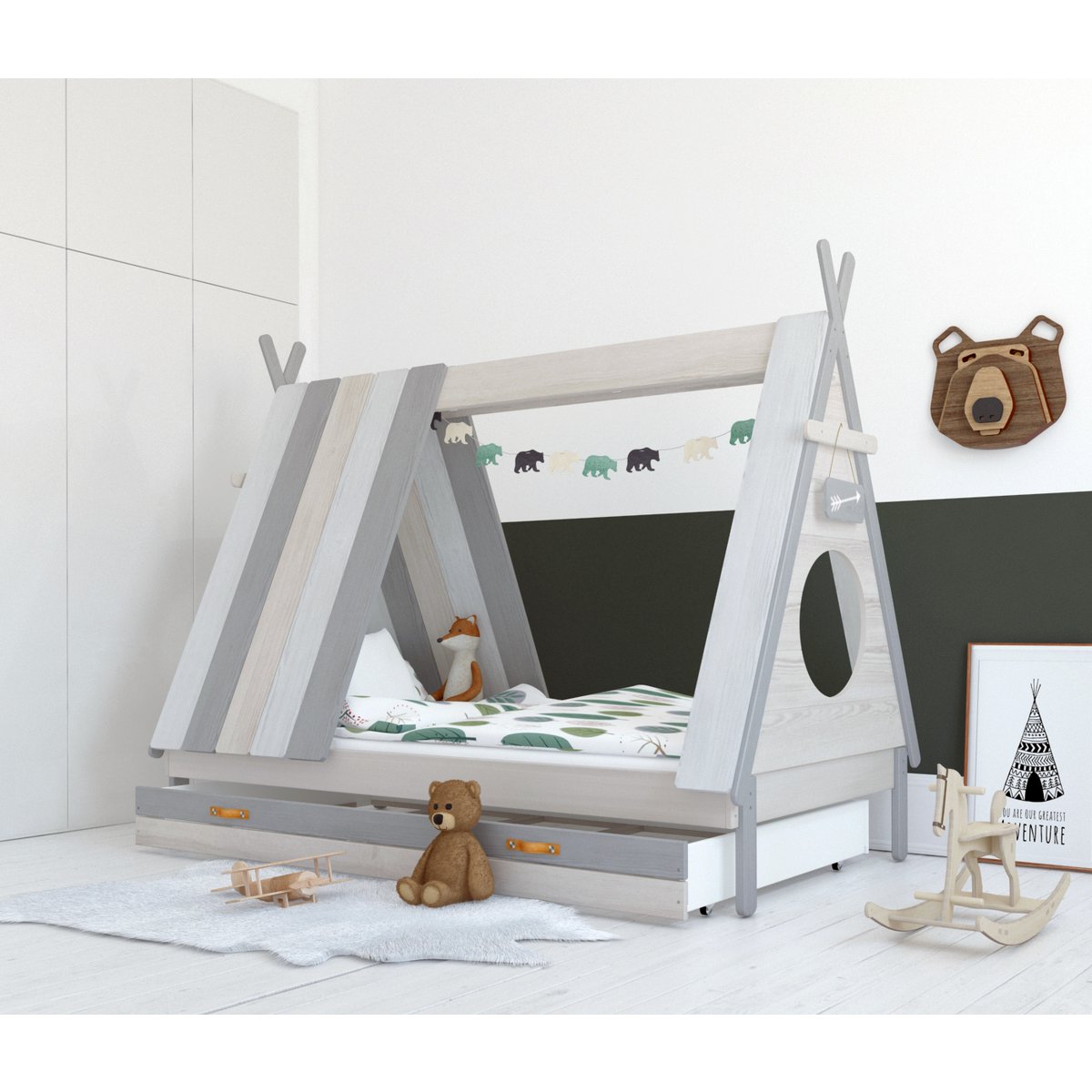 Kinderbed + lade