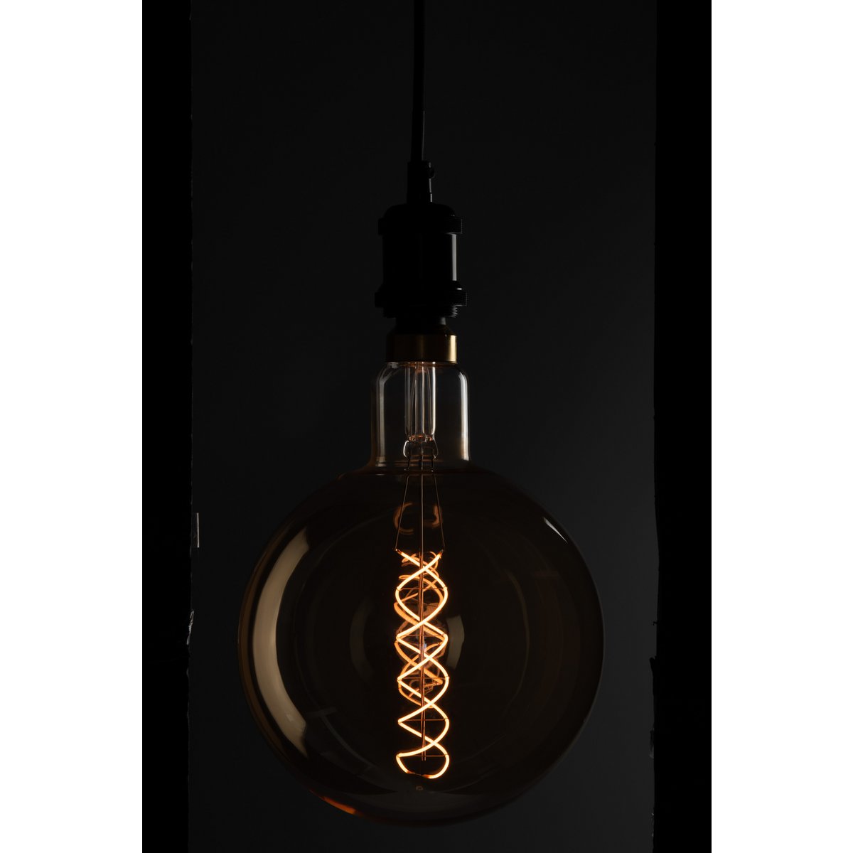 J-Line LED-lamp Amber G200 Double Spiral E27