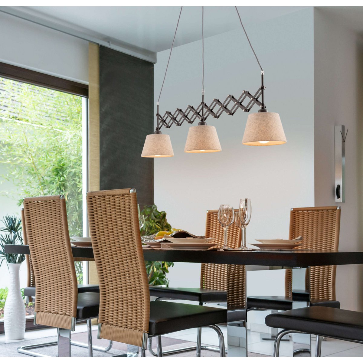 Hanglamp "Adrienne" uitrekbaar tot 100cm
