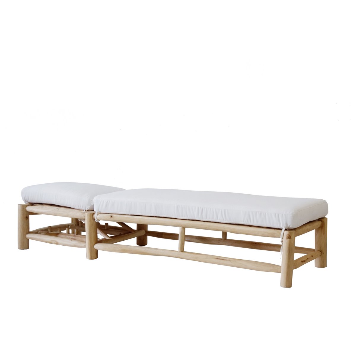 Ligstoelen teak