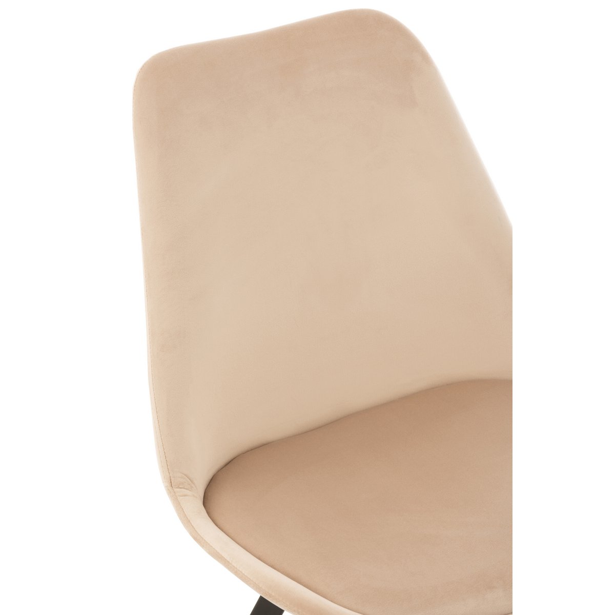 J-Line stoel Helene - metaal/textiel - beige