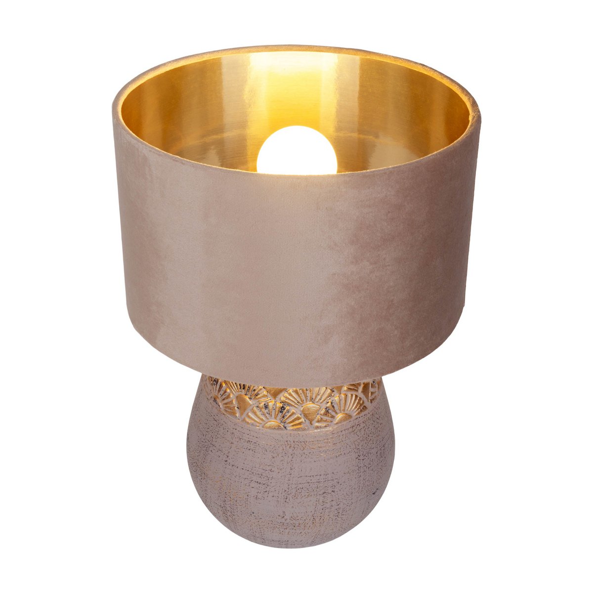 Tafellamp "Bronco" 39 cm hoog bruin
